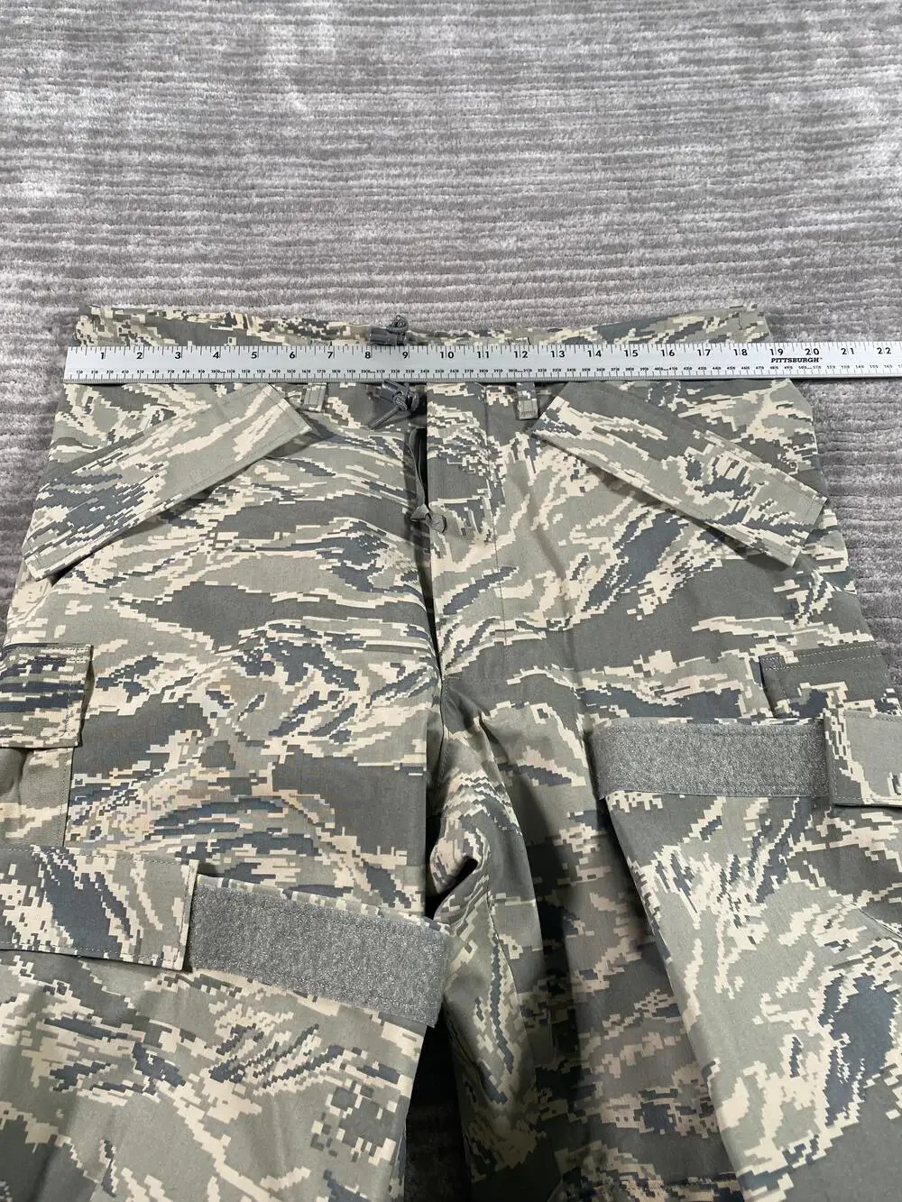 Propper APECS Pants Mens 34x30 Green ABU Camo Cargo Ankle Zip Nylon Military